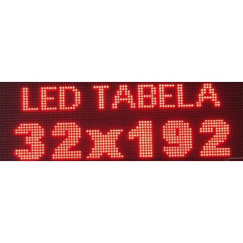 led tabela 32cmx192cm